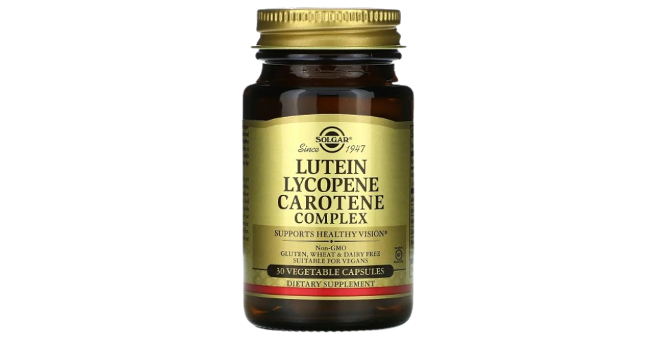 Solgar Lutein Lycopene Carotene Complex (30 kapsula)